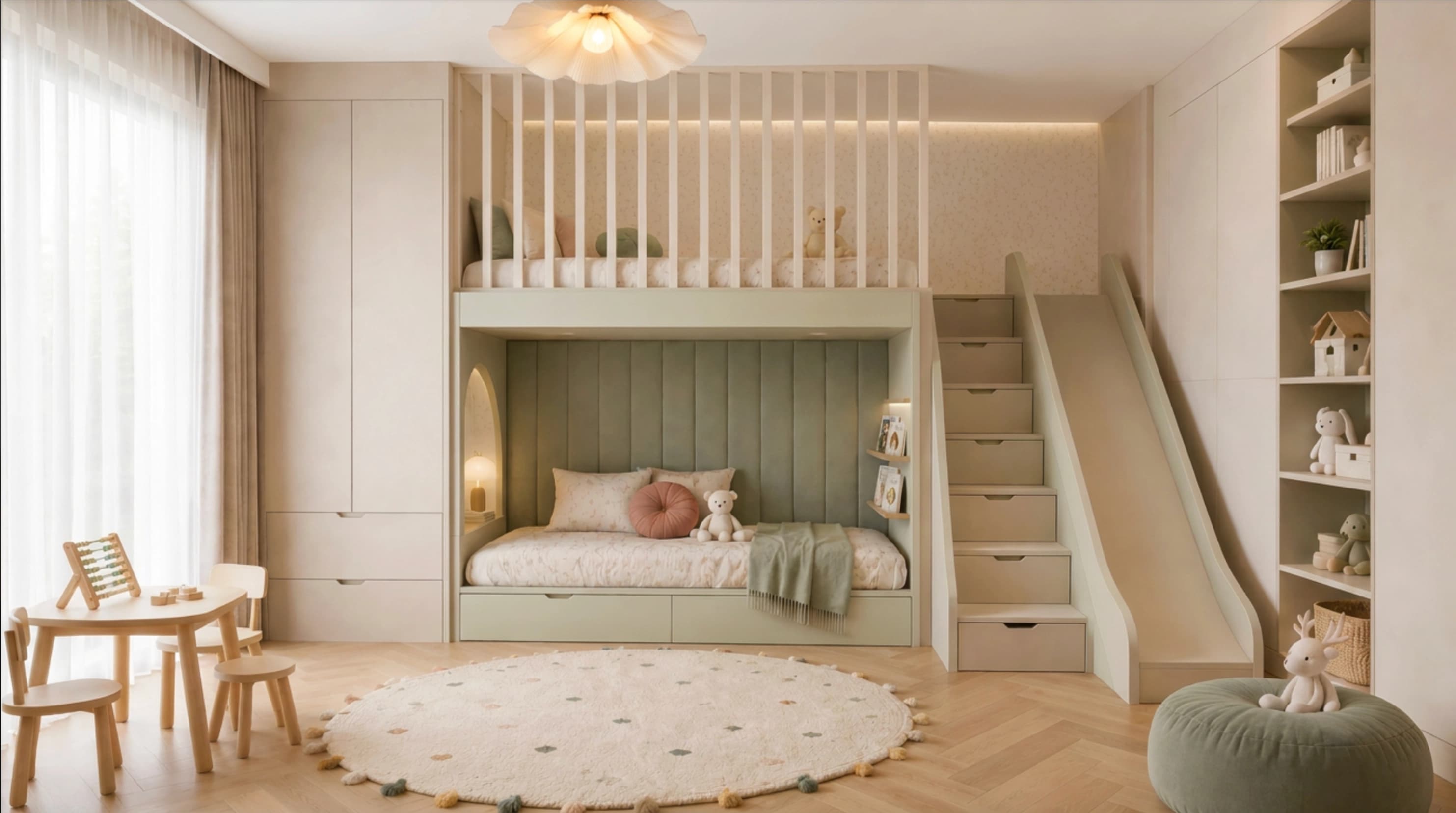Dormitorio infantil diseñado por Rincón Vivo
